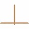 Ekena Millwork Eugene Smooth Timber Gable Bracket, Western Red Cedar, 84"W x 56"H x 1 1/2"D x 3 1/2"F, 16/12 Pitch GBW084X56X0204EUG00SWR - alternate 1